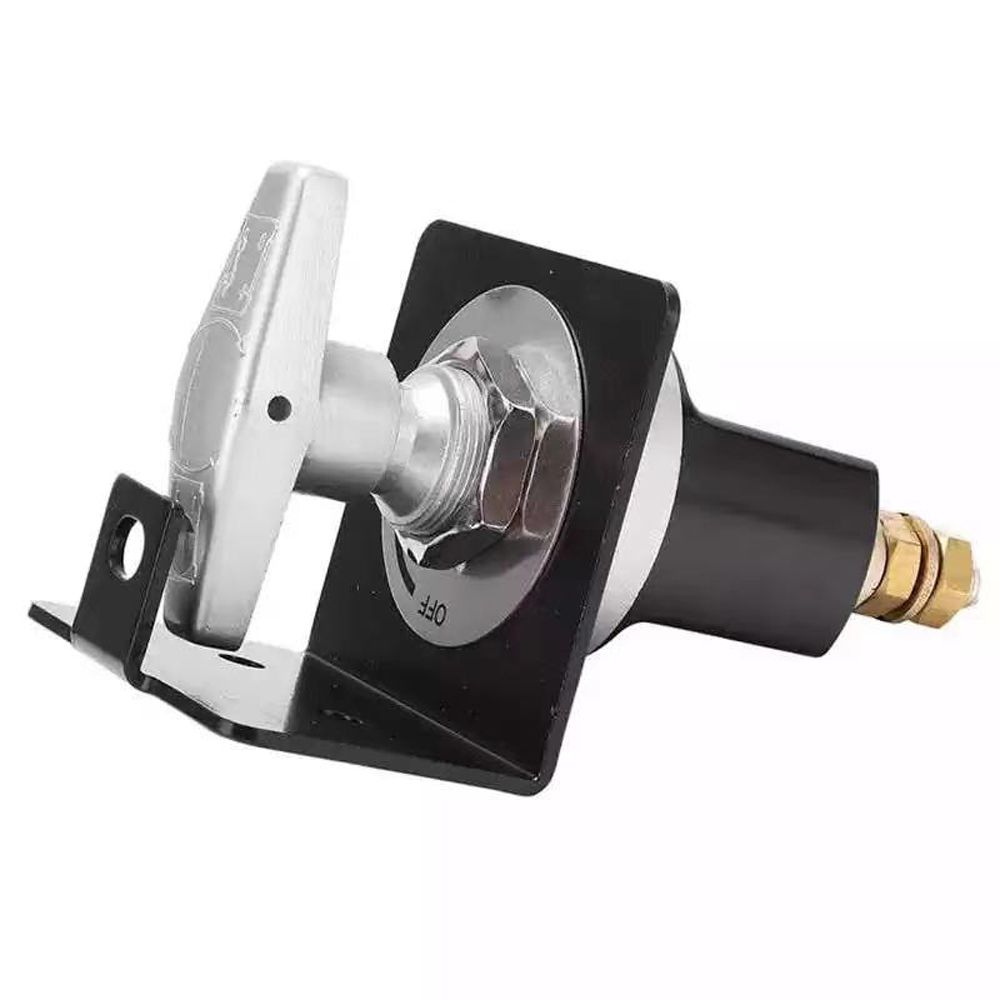 Battery Disconnect Switch With Lock-Out Plate Fixed Handle