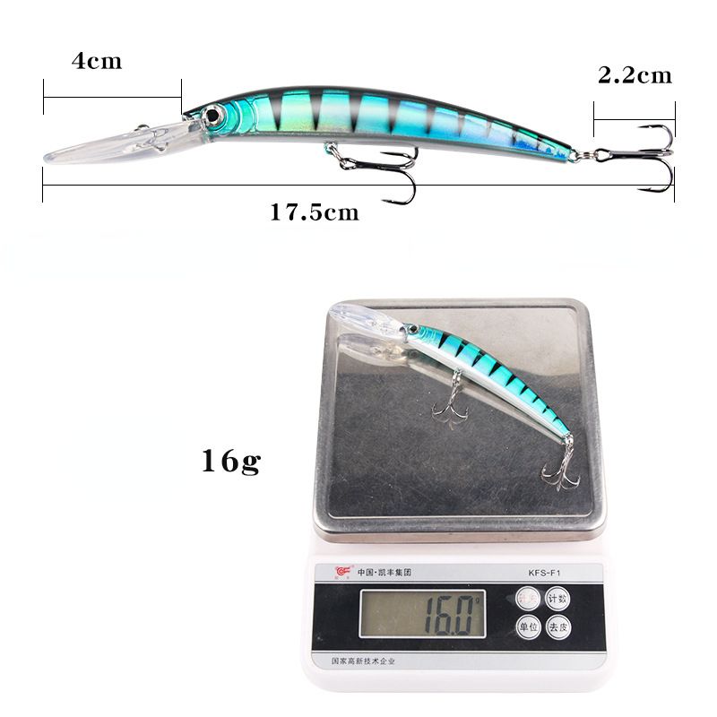 10PCS Sound Bead Fake Bait Sequin Bait 17.5cm16g