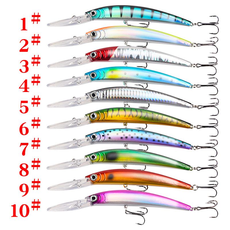 10PCS Sound Bead Fake Bait Sequin Bait 17.5cm16g