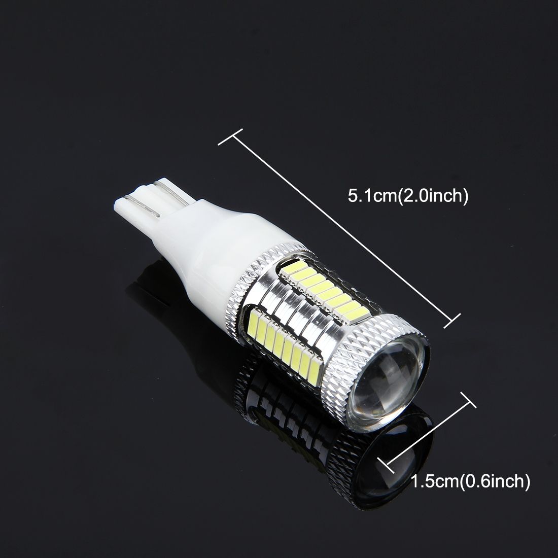 2 PCS T15 10W Car Auto Brake Light Clearance Light, DC 12V