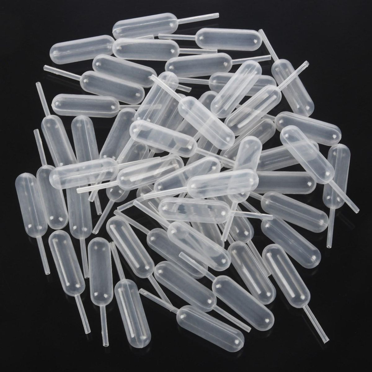 100pcs 4ml Plastic Squeeze Transfer Pipettes Dropper Disposable Pipettes For Silicone Mold UV Epoxy Resin Craft Jewelry Making