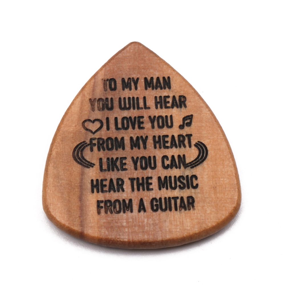 Guitar Accessories Wood Guitar Pick Wooden Guitar Pick Box