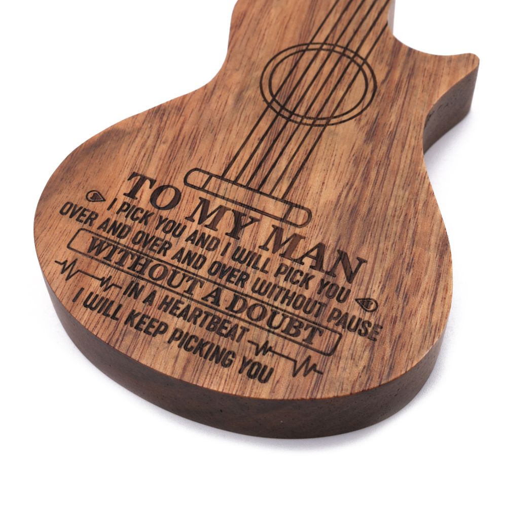 Guitar Accessories Wood Guitar Pick Wooden Guitar Pick Box