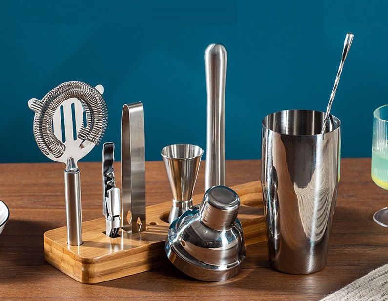 7 PCS Shaker Cocktail Set Drinks Bar Accessories Mojito
