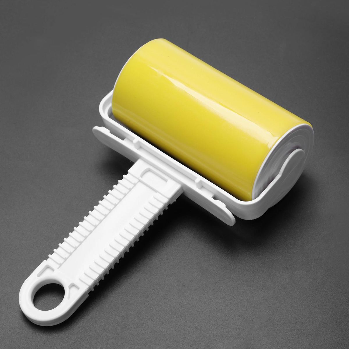Travel Portable Cleaning tool Sticky Hair Roller Reusable Dust Catcher Washable lint roller Carpet Dust Remover Brushes yellow