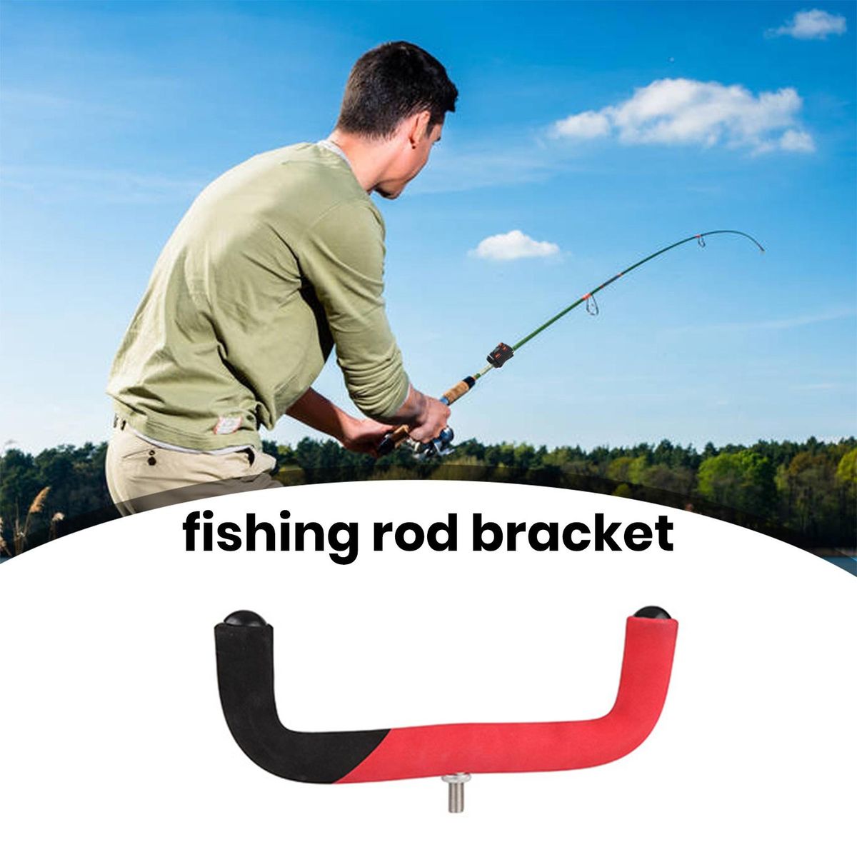 Fishing Pole Stand EVA Soft Fishing Rod Support Pole Rest