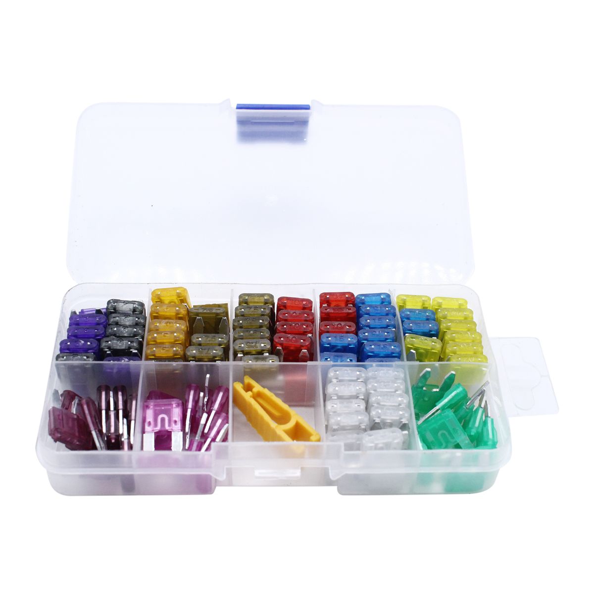 150pcs Assortment Car Mini Blade Fuses 2A, 3A, 5A, 7A, 10A,