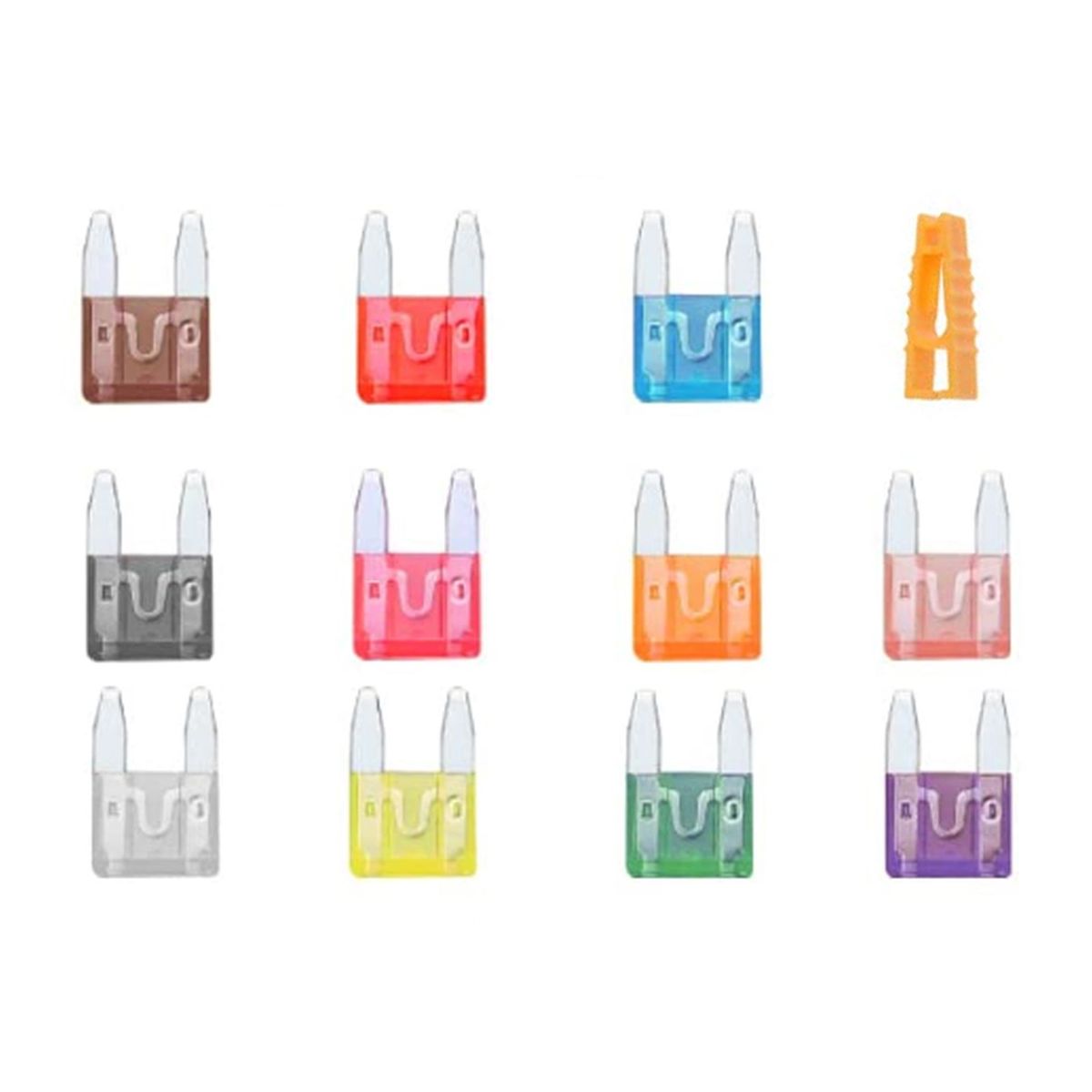 150pcs Assortment Car Mini Blade Fuses 2A, 3A, 5A, 7A, 10A,