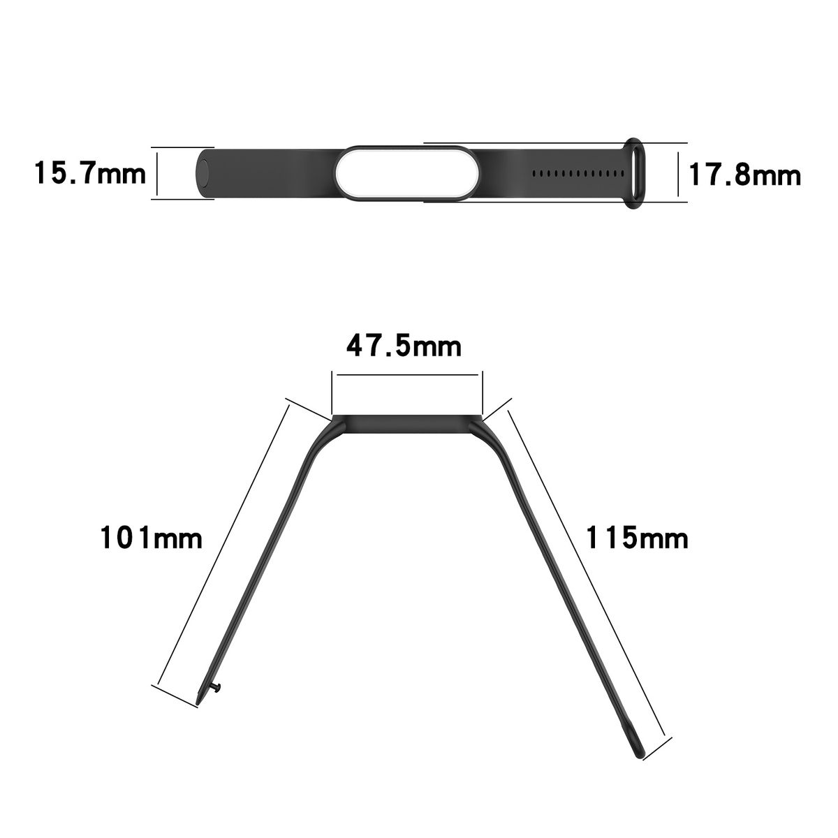 10pcs/pack Bracelets For Mi Band 3 4 Strap For Xia