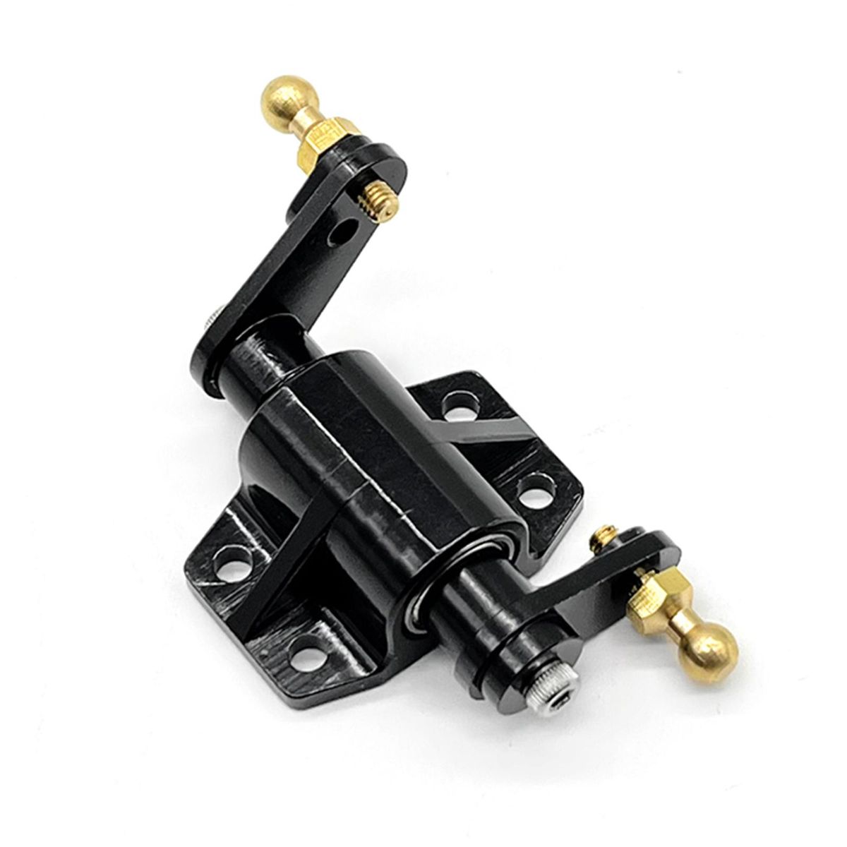 Metal Steering Gear Bearing Assembly Steering Mount Replacement for Tamiya 1/14 Remote Control Truck Tractor Car