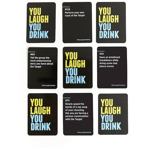Couple's Friends Adult Games Card Naughty Parties Game Card You Laugh You Drink Card Game