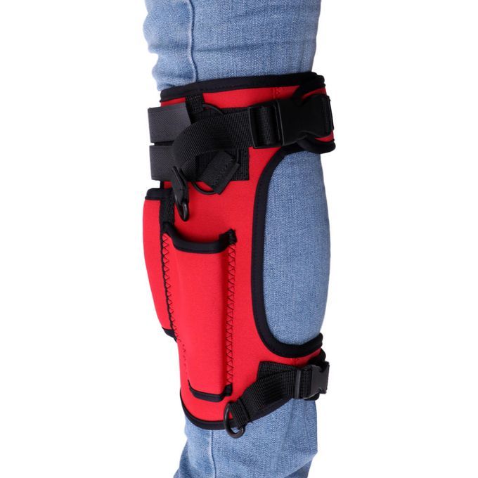 Neoprene Leg Strap Sheath Holder Scuba Diving Tech Dive Gear Red Red