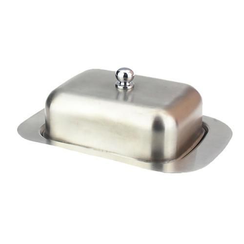 Butter Dish Box Container Cheese Bread Storage Butter Tray With Seethrough Lid Stainless Steel Butter Cheese Dish Box Bread Cake