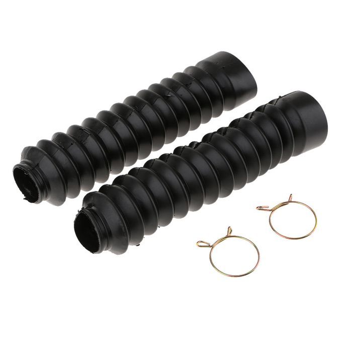 Front Suspension Fork Cover Shock Absorber Dust Cover Black