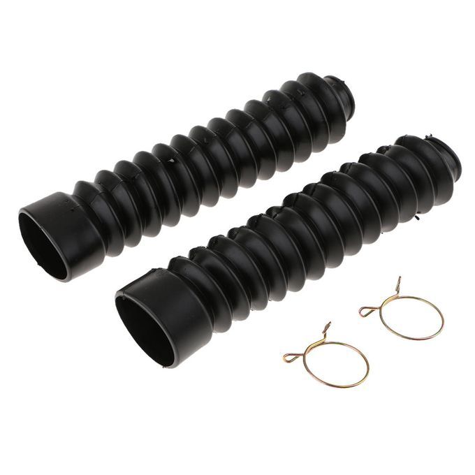 Front Suspension Fork Cover Shock Absorber Dust Cover Black