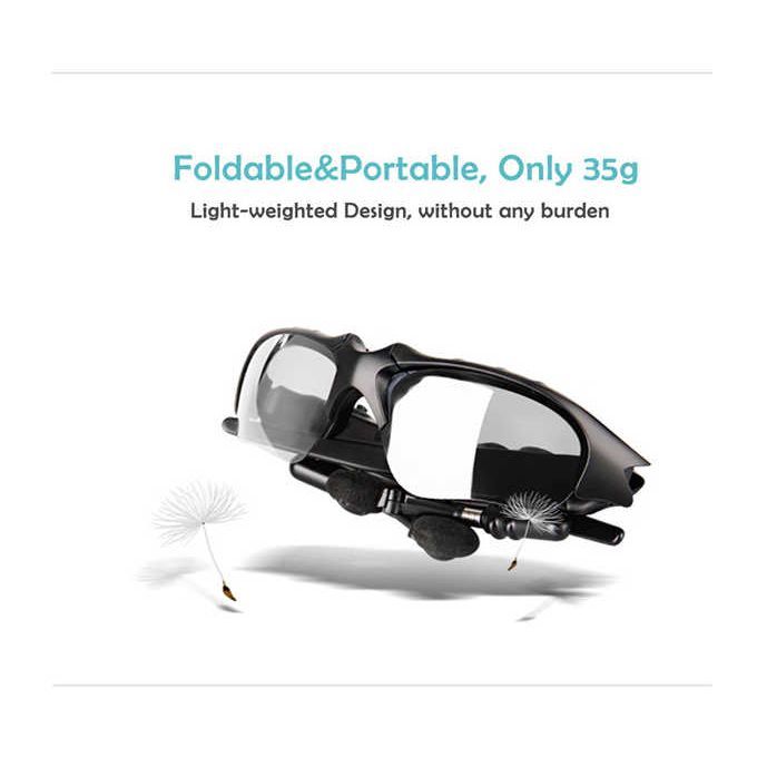 FBI Sport Stereo Bluetooth 5.0 Headset Driving Sunglasses/mp24 Riding Eyes Glasses