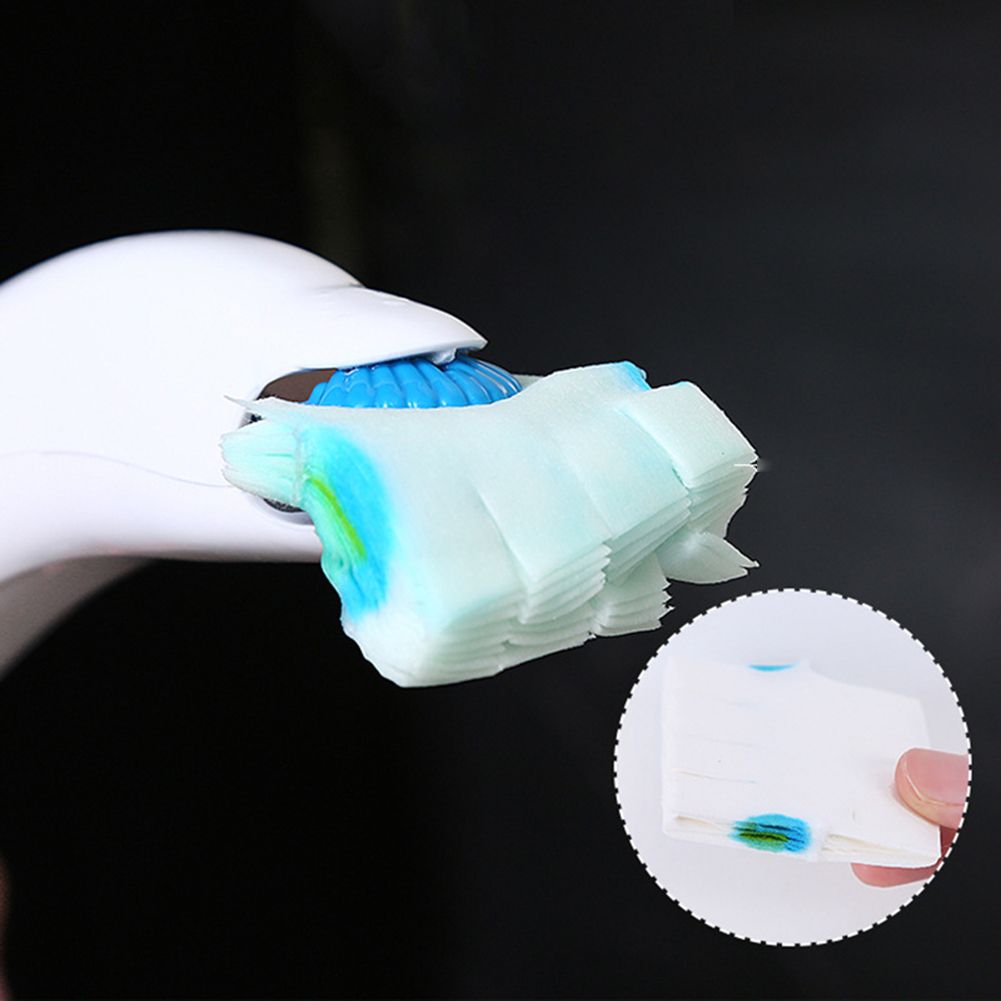 Disposable Toilet Brush Sterilize Scrubber Kit Wit