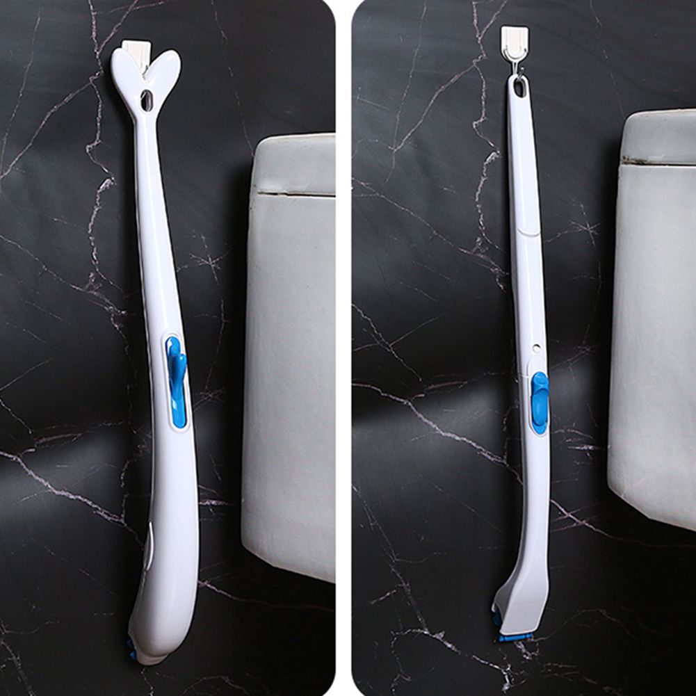 Disposable Toilet Brush Sterilize Scrubber Kit Wit