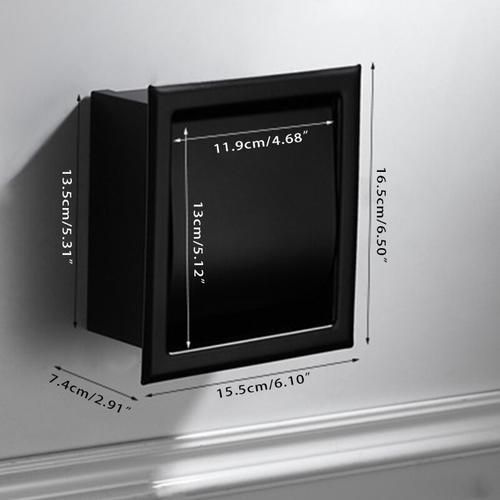 Tissue Roll Dispenser Toilet Paper Holder For Bathroom Kitchen Waterproof