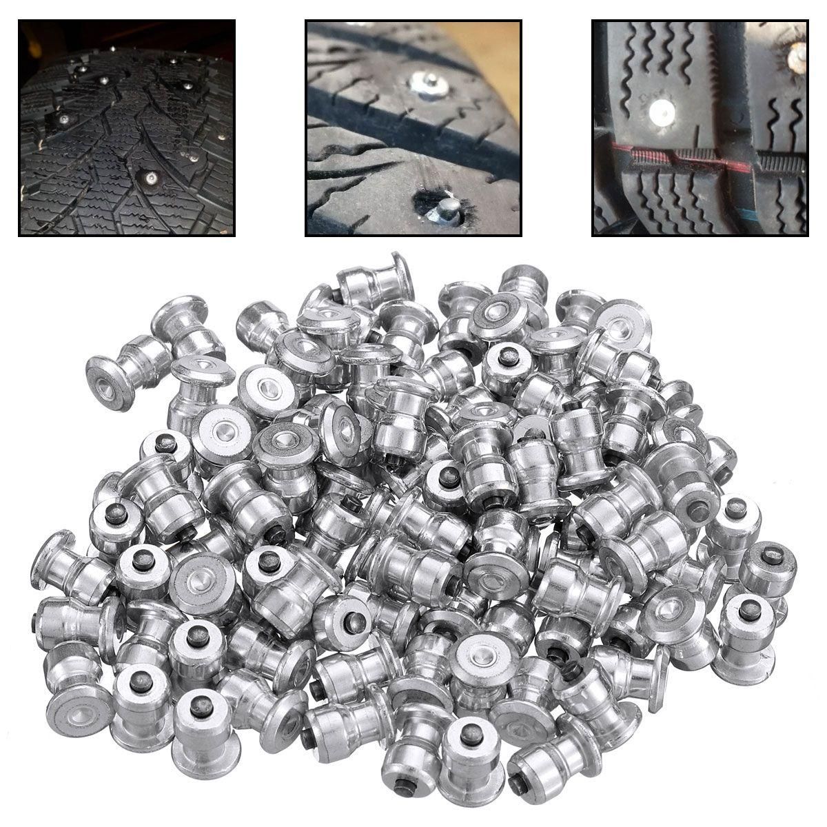 100Pcs Winter Wheel Lugs Car Tires Studs Screw for ATV Tire