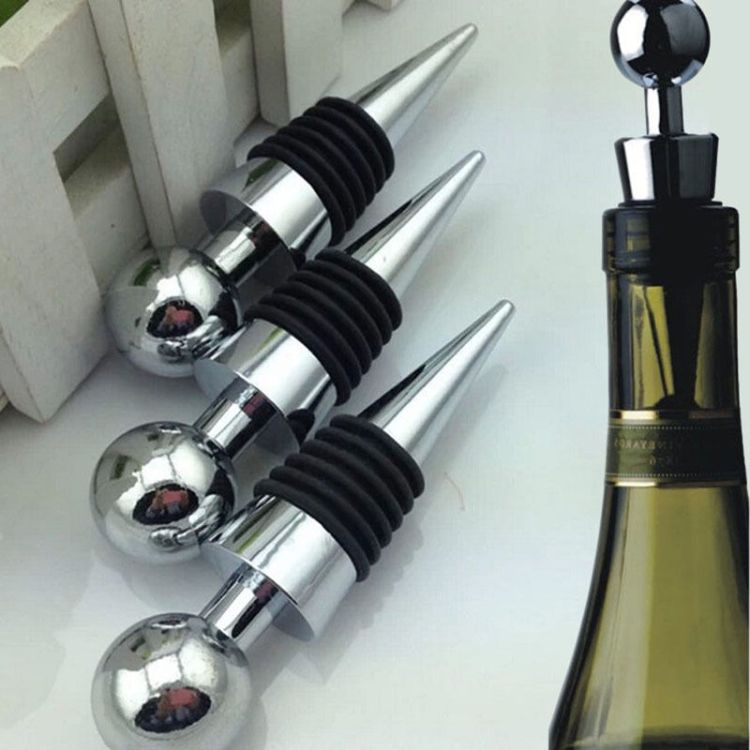 2 PCS Reusable Vacuum Sealed Red Wine Bottle Stopper
