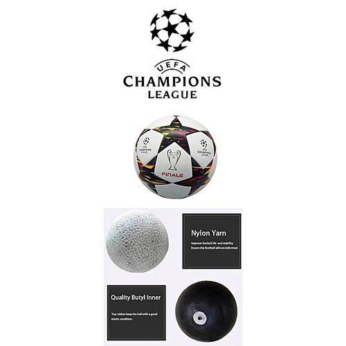 2018 Champions League Official Size 5 Football Ball Seamless Anti-slip PU Soccer Ball Outdoor Equipment Training Football