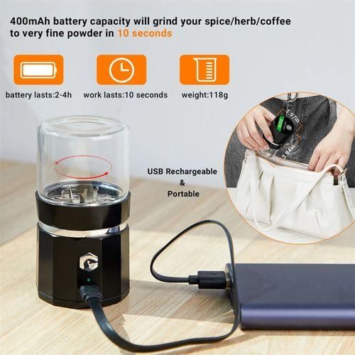 Mini Electric Grinder Portable Vanilla Grinder