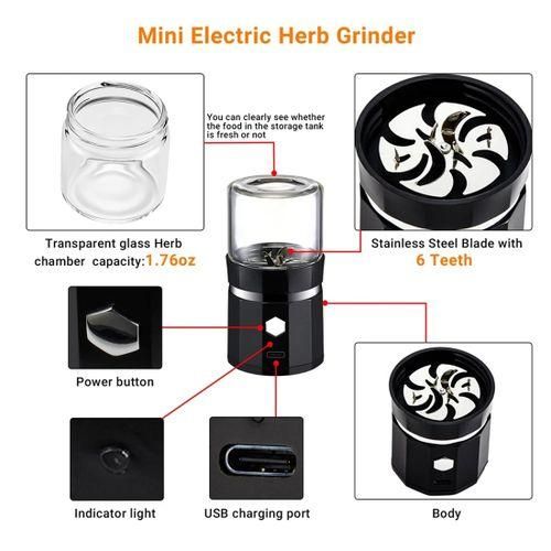 Mini Electric Grinder Portable Vanilla Grinder
