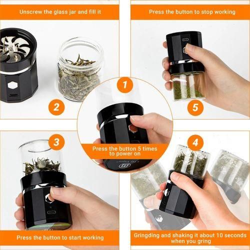 Mini Electric Grinder Portable Vanilla Grinder