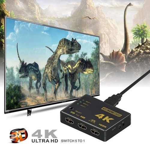 HDMI Switch Splitter 5 In 1 Output HDMI Splitter Audio Video