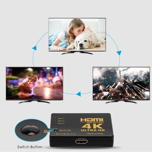 HDMI Switch Splitter 5 In 1 Output HDMI Splitter Audio Video
