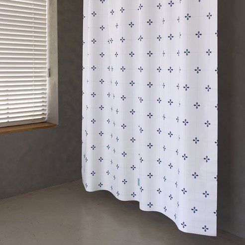 ON Design One Seven Nine Fabric Shower Curtain Majolica