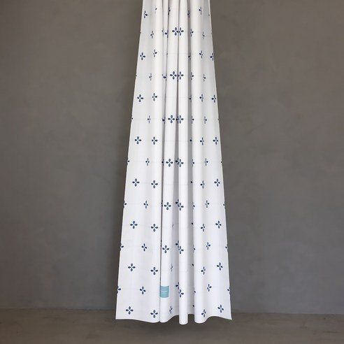 ON Design One Seven Nine Fabric Shower Curtain Majolica