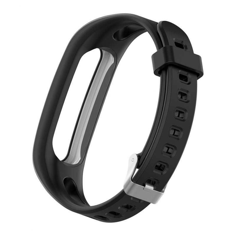 Silicone Wrist Strap Part For Huawei 4 Running Band 3e Band 4e Black