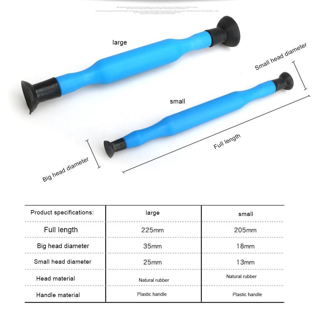 2pcs Double Ended Valve Grinder Grinding Stick Hand Lapping