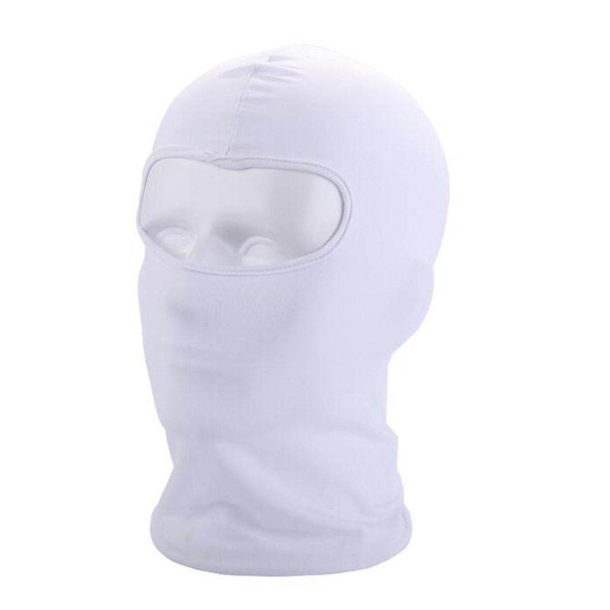 Face Mask Sun Shield Hood Neck Gaiter Balaclava Bandana White White
