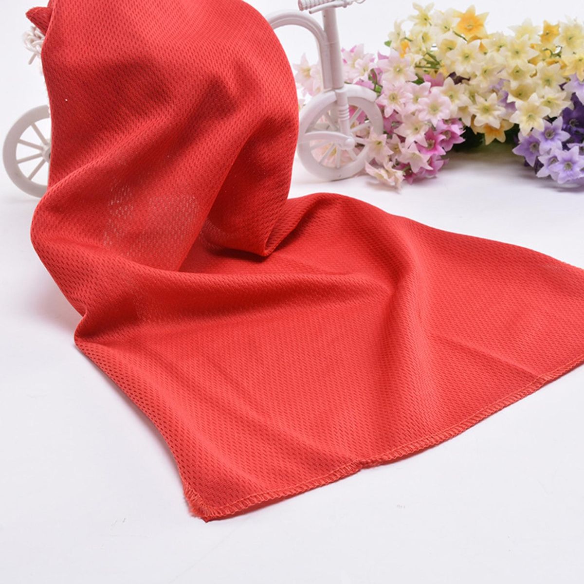 Towel Outdoor Sports Cold Feeling Towel Red
