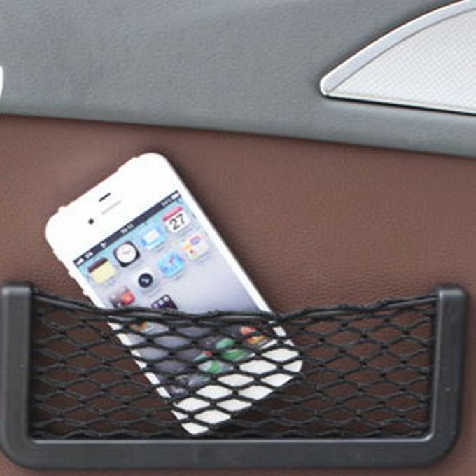 Ar  Eiling Mesh Storage Bag  Ple Breathable Mesh Zi Er Storage Bag Adjustable Auto  Stowing  Tidying Interior  A  Essories-black