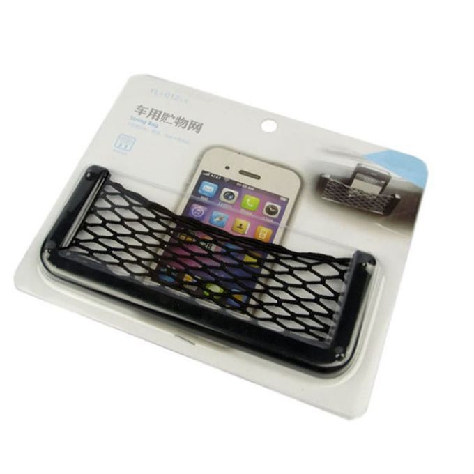 Ar  Eiling Mesh Storage Bag  Ple Breathable Mesh Zi Er Storage Bag Adjustable Auto  Stowing  Tidying Interior  A  Essories-black