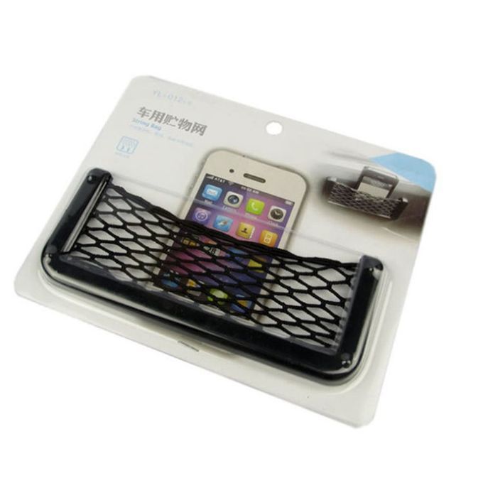 Ar  Eiling Mesh Storage Bag  Ple Breathable Mesh Zi Er Storage Bag Adjustable Auto  Stowing  Tidying Interior  A  Essories-black