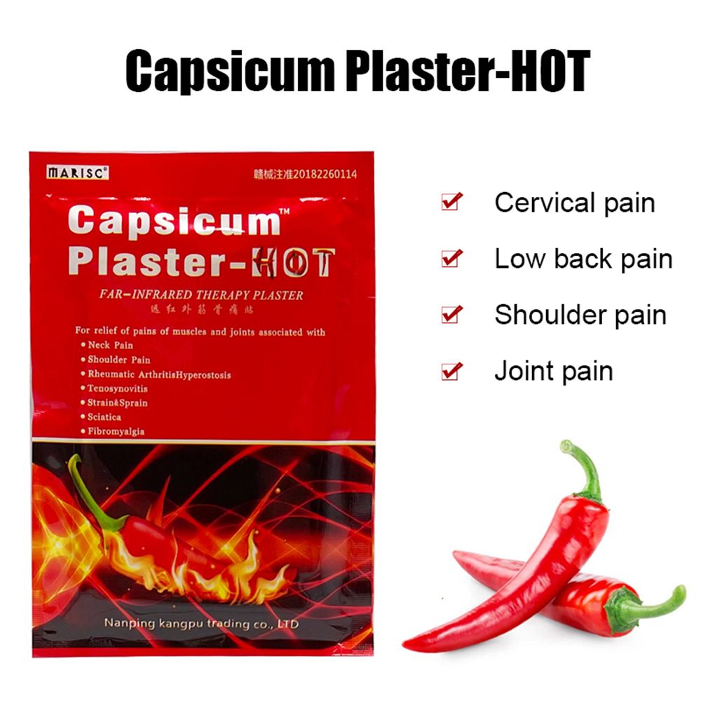 8PCS Pepper Pain Plaster Joint Pepper Powder Body Massage