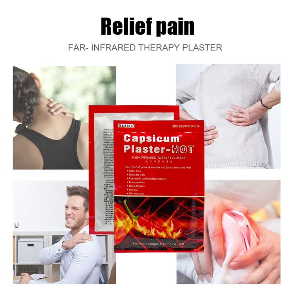 8PCS Pepper Pain Plaster Joint Pepper Powder Body Massage