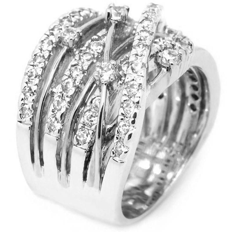 Zircon Rings For Women Fashion Jewelry Engagement