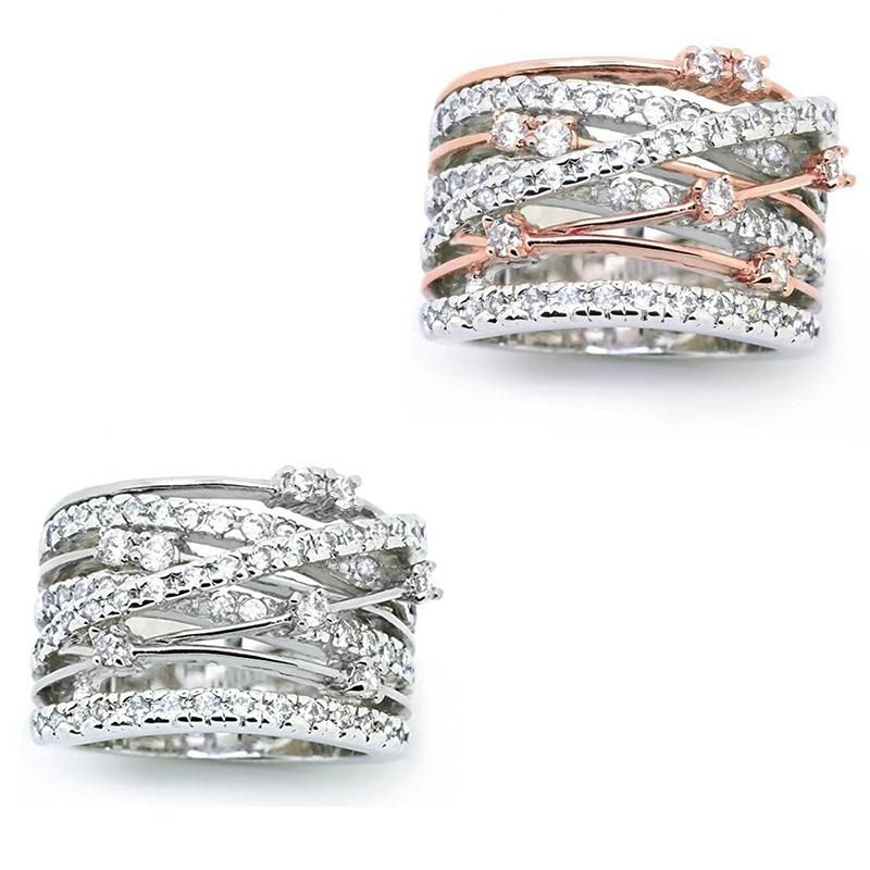 Zircon Rings For Women Fashion Jewelry Engagement
