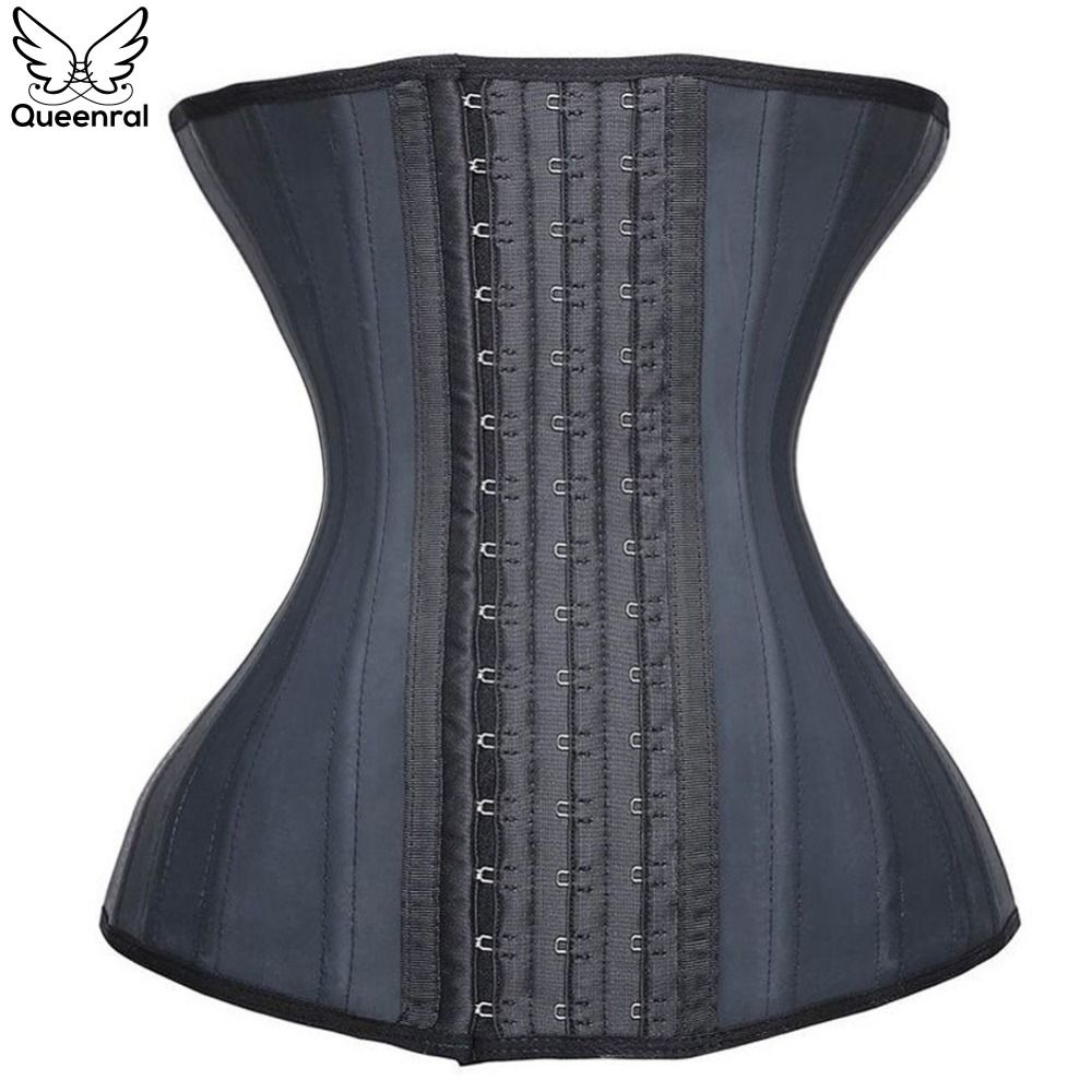 Waist Trainer Corsets Latex Gaine Ventre Steel Slimming Underwear Body Shaper Women Bustiers Colomb