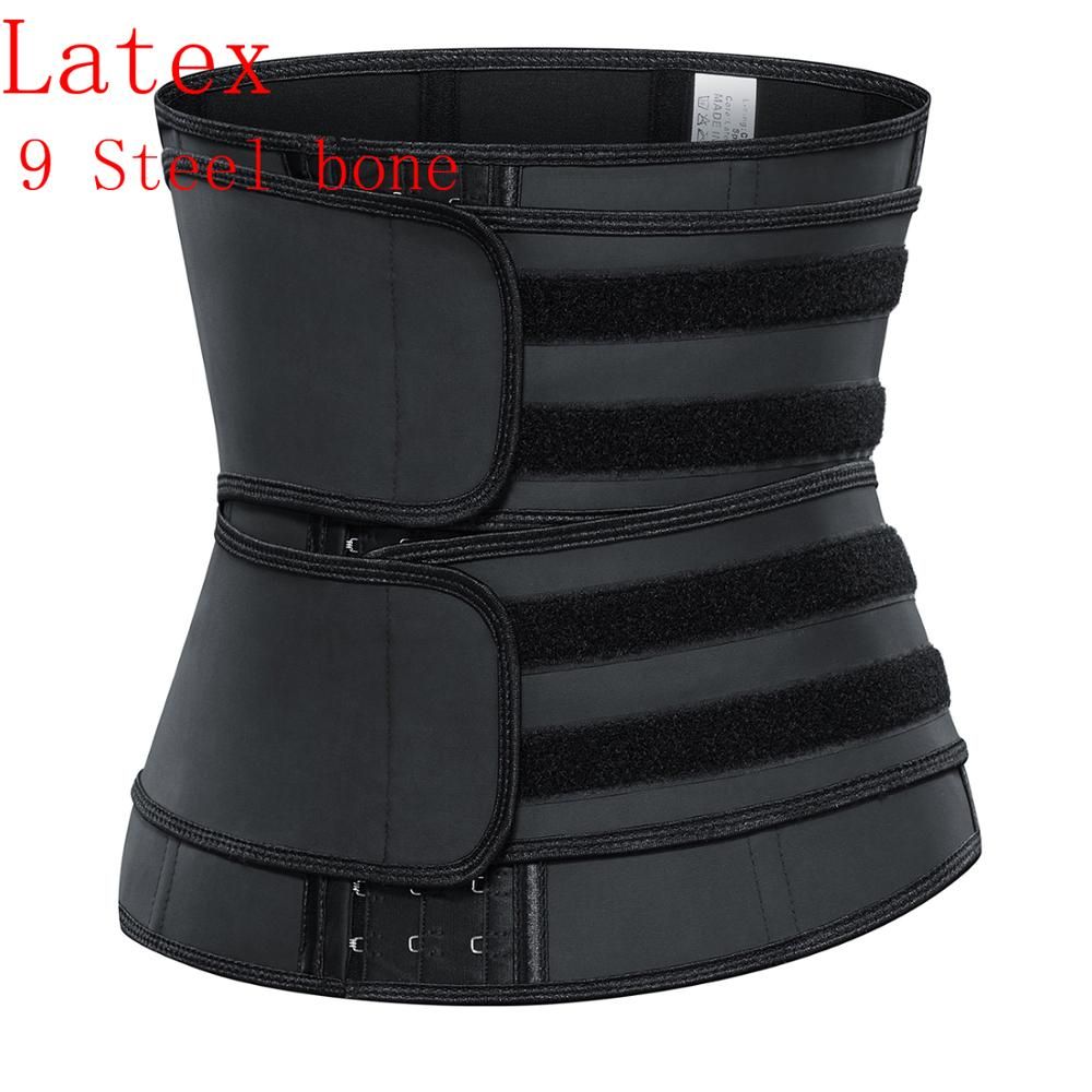 Waist Trainer Corsets Latex Gaine Ventre Steel Slimming Underwear Body Shaper Women Bustiers Colomb