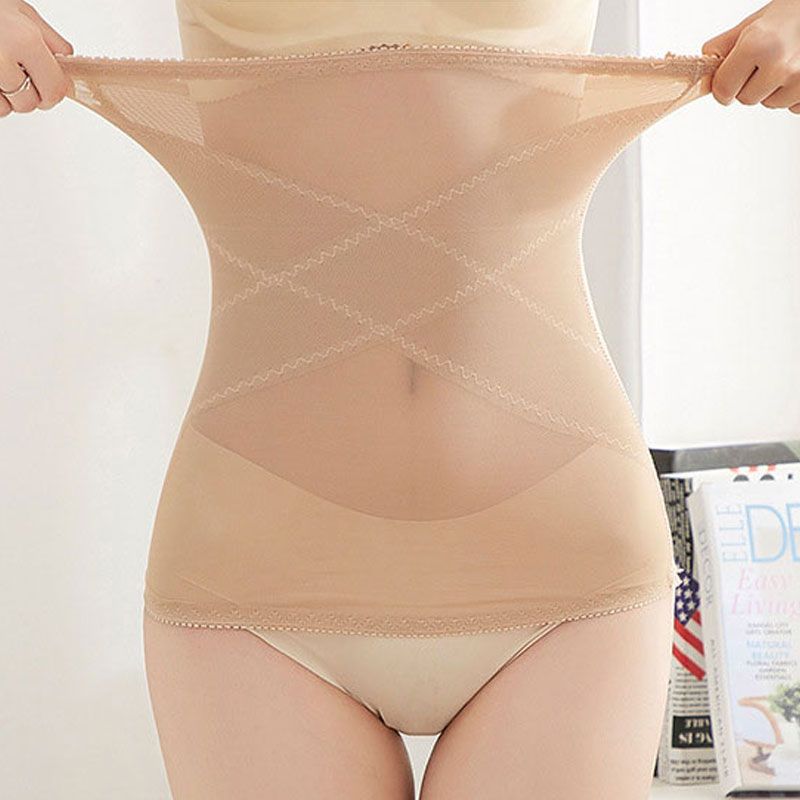 Slimming Shaper Belt Breathable Women Waist Cincher Girdle Body Shapewear Corset Belts Ultra Thin B