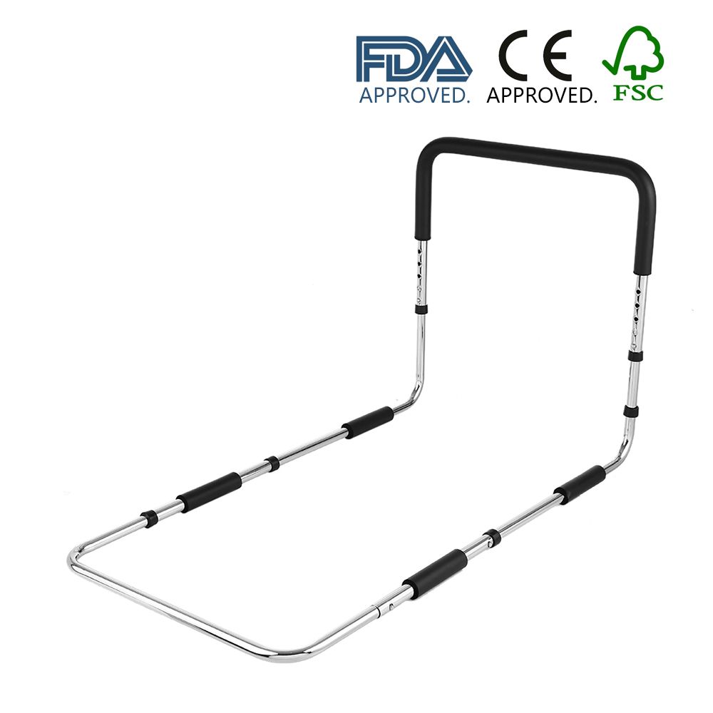 Carevas Height Adjustable Hand Bed Rail For Elderly Senior