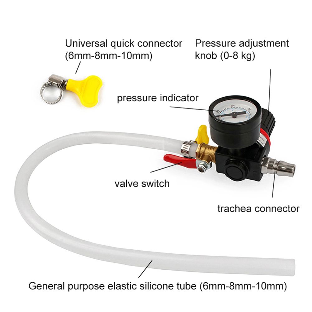 Car Cooling System Pressure Testing Kit Watertank Leak