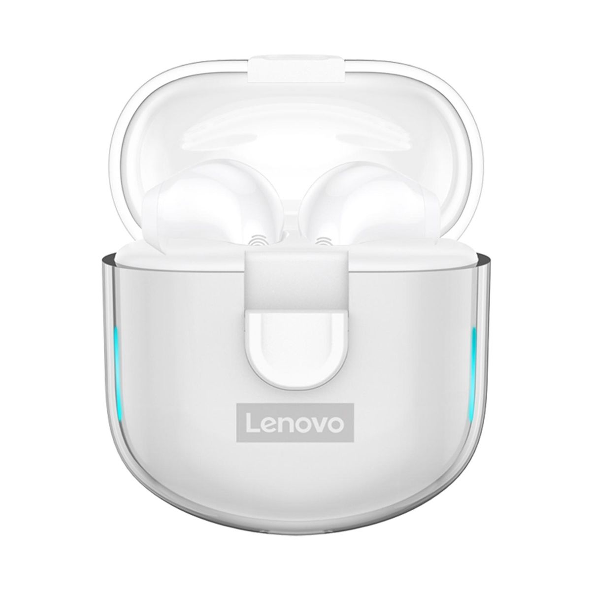 Lenovo New LP12 Wireless BT5.1 Earbuds Semi-in-ear Sports Earphones HiFi Stereo Sound Dual Mic Low Latency Long Endurance White